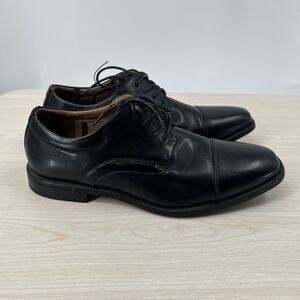 Nunn Bush Dress Black Leather Cap Toe Lace Oxfords Men’s 8.5M Classic 81263